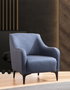 Atelier Del Sofa Sillón Orejero Blue 94x87x77 cm